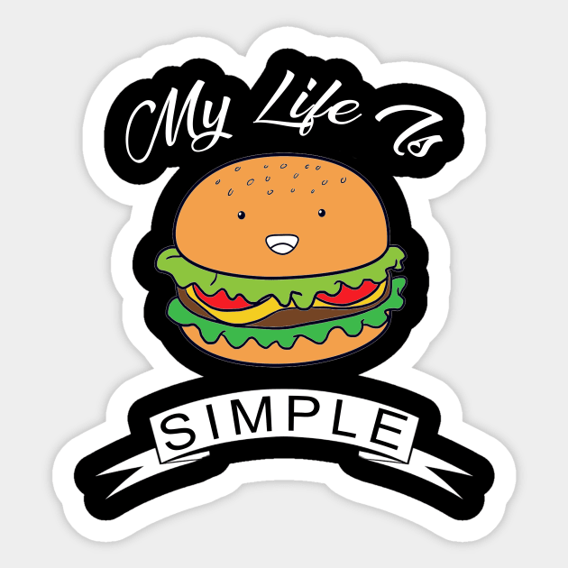 burger gift ideas Sticker by othmane4